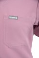 Polstar MT02 Damska bluza medyczna MYNTS V-Neck Two Pockets Scrub Top Women WMT002 Rose Water Mistral BHP 8.jpg