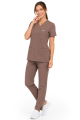 Polstar MT02 Damska bluza medyczna MYNTS V-Neck Two Pockets Scrub Top Women WMT002 Sahara Mokka Mistral BHP 3.png