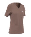 Polstar MT02 Damska bluza medyczna MYNTS V-Neck Two Pockets Scrub Top Women WMT002 Sahara Mokka Mistral BHP 5.jpg