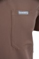 Polstar MT02 Damska bluza medyczna MYNTS V-Neck Two Pockets Scrub Top Women WMT002 Sahara Mokka Mistral BHP 11.jpg