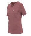 Polstar MT02 Damska bluza medyczna MYNTS V-Neck Two Pockets Scrub Top Women WMT002 Terra Rose Mistral BHP 4.jpg