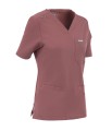 Polstar MT02 Damska bluza medyczna MYNTS V-Neck Two Pockets Scrub Top Women WMT002 Terra Rose Mistral BHP 5.jpg