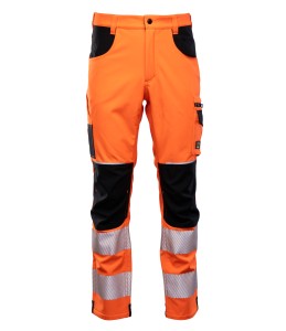 O9SP Spodnie ocieplane softshell Seven Kings FLASH SKF009(O) Polstar pomarańczowe