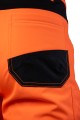 Polstar Spodnie ocieplane softshell Seven Kings FLASH SKF009(O) pomarańczowe 11.jpg