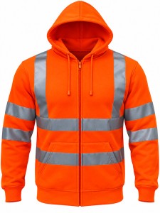 Bluza dresowa ostrzegawcza MERKURY Consorte pasy odblaskowe pomarańczowa