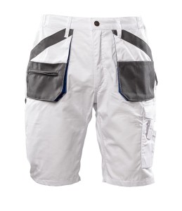 APKS Krótkie spodnie robocze szorty BRIXTON PRACTICAL Polstar białe