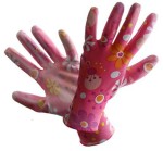 Rękawice ogrodowe powlekane poliuretanem R472OG Consorte różowe