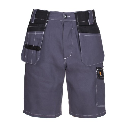 SPODNIE KRÓTKIE PROMONTER COTTON 250 SZARE.jpg